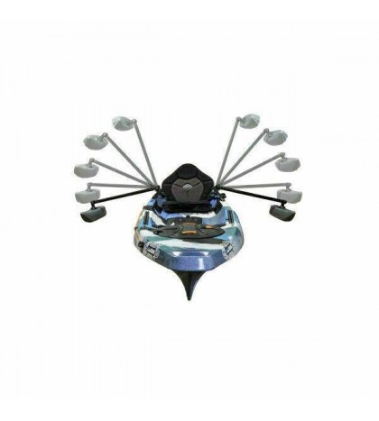 Kayak or Canoe Outriggers/Stabilizers. Paddle more confidently or stand to cast