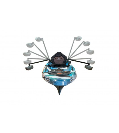 Kayak or Canoe Outriggers/Stabilizers. Paddle more confidently or stand to cast