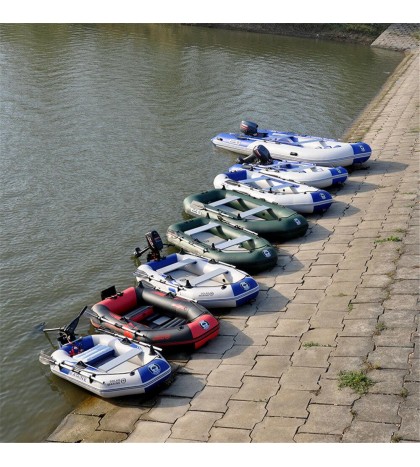 2-4 Person Inflatable Raft Fishing Dinghy Boat/sun shelter/Boat Engine/mount kit