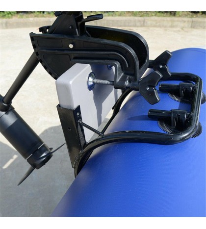 2-4 Person Inflatable Raft Fishing Dinghy Boat/sun shelter/Boat Engine/mount kit