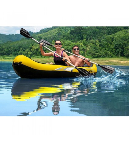 NEW TOBIN SPORTS WAVEBREAK KAYAK 2-86IN ALUMINUM PADDLES HAND PUMP REPAIR PATCH