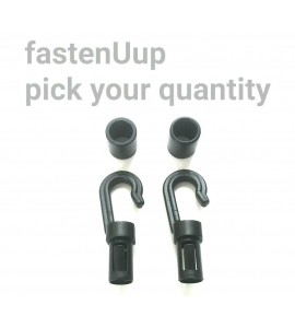 Bungee Shock Cord Hook Open Great for New or Replacement Boat Canoe Kayak Raft