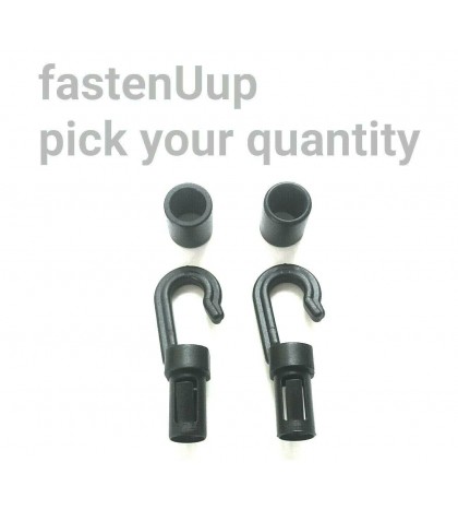 Bungee Shock Cord Hook Open Great for New or Replacement Boat Canoe Kayak Raft