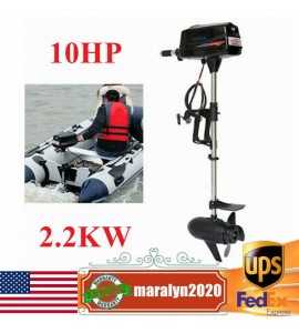 10HP Outboard Electric Motor Heavy Duty Fishing Boat Engine Tiller Control 60V 10HP Outboard Electric Motor Heavy Duty Fishing Boat Engine Tiller Control 60V