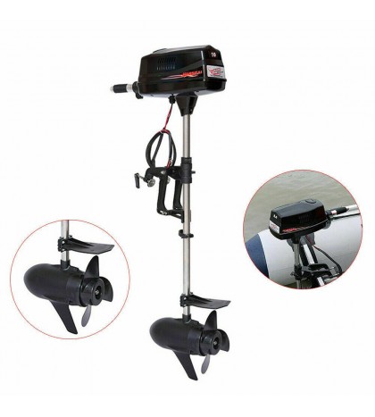 10HP Outboard Electric Motor Heavy Duty Fishing Boat Engine Tiller Control 60V