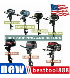 2 / 4 Stroke 3.5/3.6/4/6.5/7HP Outboard Motor Boat Engine Air / Water Cooling US 2 / 4 Stroke 3.5/3.6/4/6.5/7HP Outboard Motor Boat Engine Air / Water Cooling US
