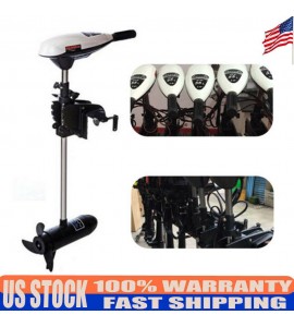 65LBS Electric Outboard Engine Boat Trolling Motor for Fishing Boat Kayak 660W