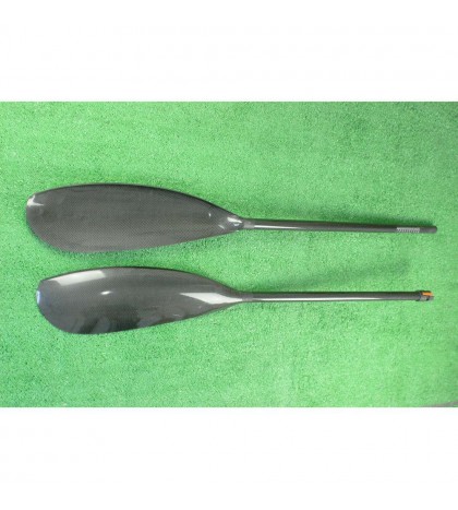 2 Piece Carbon Fiber Kayak Paddle With Wing Blade Oval Shaft 10cm Adjuster