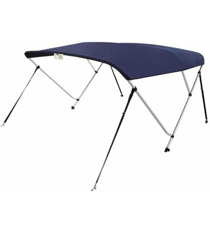 VINGLI 4 Bow Bimini Top Boat Cover Sun Shade Boat Canopy Waterproof Inch 54 60