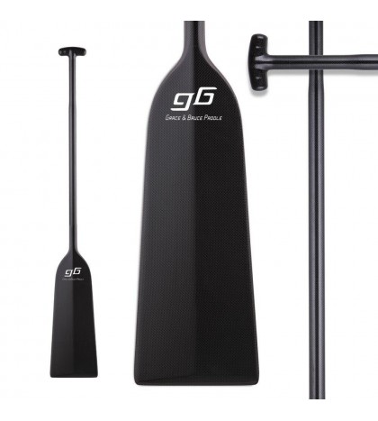 IDBF Approved Carbon Fiber Dragon Boat Paddle With Big Dihedral Blade