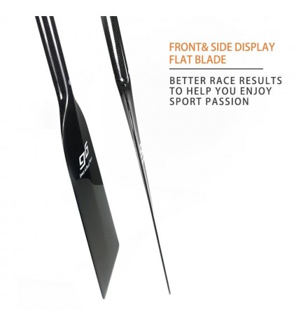 IDBF Approved Carbon Fiber Dragon Boat Paddle With Big Dihedral Blade