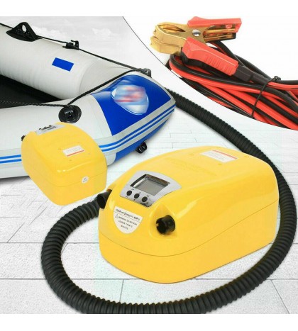GP80D LCD Rubber Inflatable Boat High Pressure Electric Air Pump 80KPA 12V DC