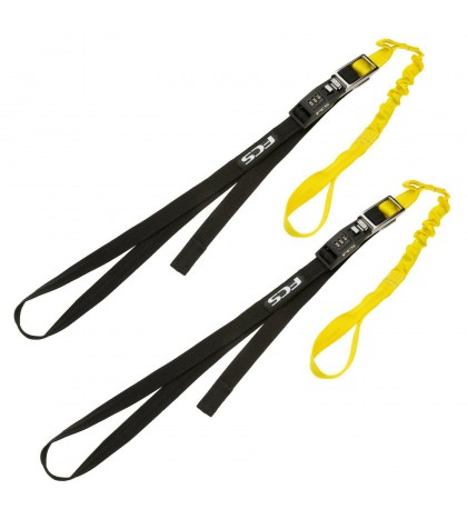FCS Premium Bungy Lock Downs! SUP kayak canoe boat surf tie down straps bungee