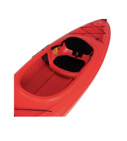 Lifetime Charger 10 ft Sit-in Kayak (Paddle Included), 9096 volcano red