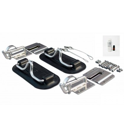 Snap Davits for Inflatable dinghy & Swim Platform with Quick Release kit