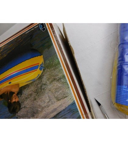 New 1984 Inflatable Two Person Boat SeaHawk 200 w/ Oars 78