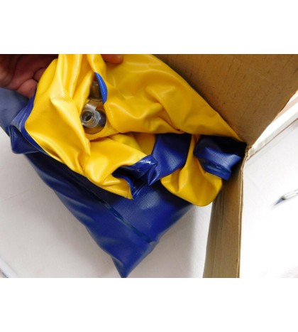 New 1984 Inflatable Two Person Boat SeaHawk 200 w/ Oars 78