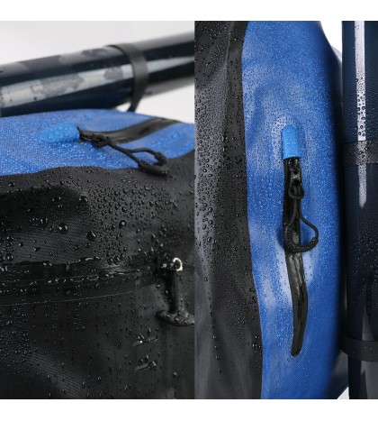 100% Waterproof 25L Weather-Avid Fishing backpack Polyurethane-coated Material
