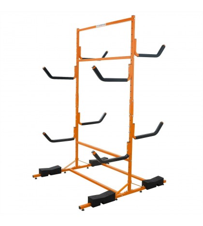 RAD Sportz Deluxe Freestanding Heavy Duty Kayak Rack 2 to 6 Kayaks Storage