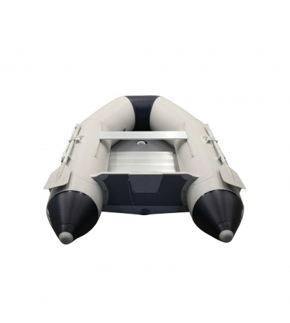 SunL Inflatable Aluminum Board Heavy Duty Dinghy Tender Boat w/Wood Transom