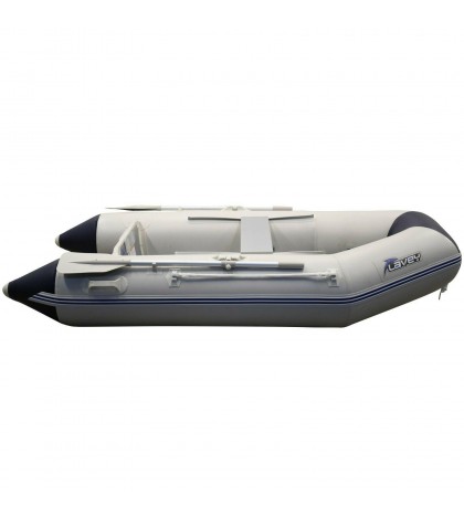 SunL Inflatable Aluminum Board Heavy Duty Dinghy Tender Boat w/Wood Transom