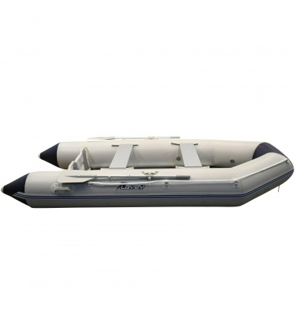 SunL Inflatable Aluminum Board Heavy Duty Dinghy Tender Boat w/Wood Transom