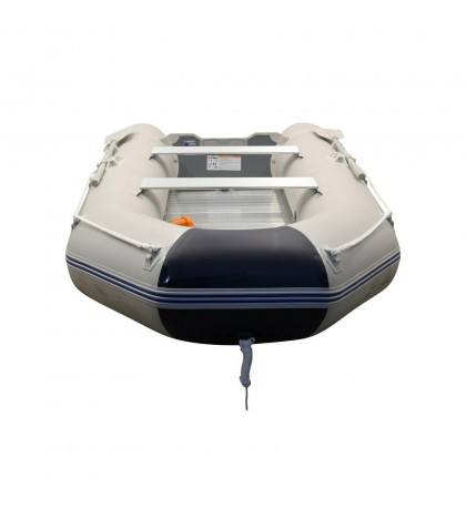 SunL Inflatable Aluminum Board Heavy Duty Dinghy Tender Boat w/Wood Transom