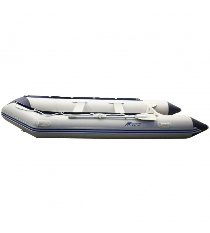 SunL Inflatable Aluminum Board Heavy Duty Dinghy Tender Boat w/Wood Transom