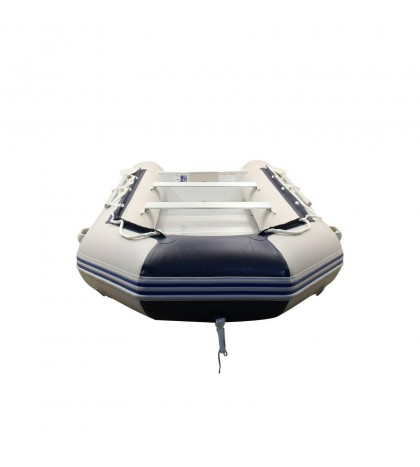 SunL Inflatable Aluminum Board Heavy Duty Dinghy Tender Boat w/Wood Transom