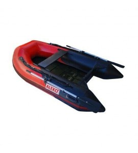 Inflatable Fishing Boat With Oars Set Pump Blow Up Boat Rafting 2 3 Person Red