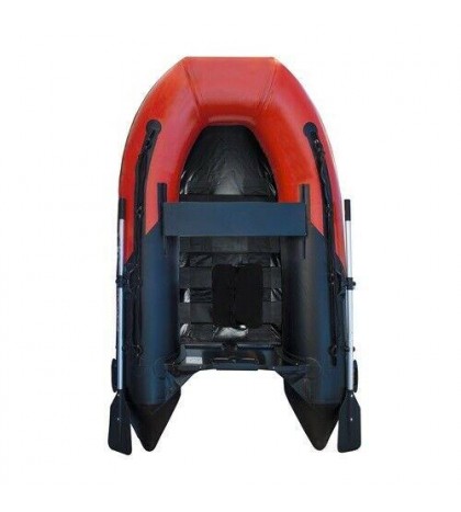 Inflatable Fishing Boat With Oars Set Pump Blow Up Boat Rafting 2 3 Person Red