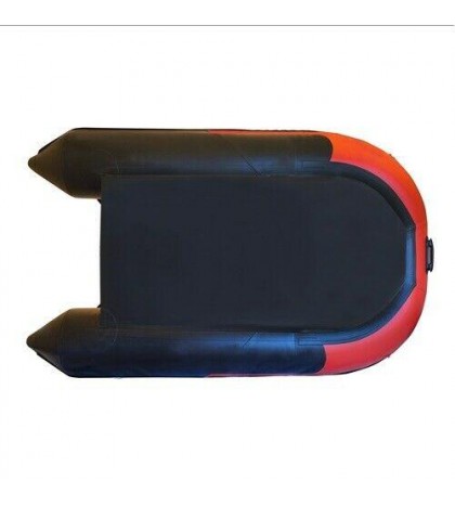 Inflatable Fishing Boat With Oars Set Pump Blow Up Boat Rafting 2 3 Person Red