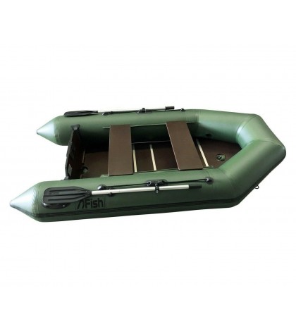 FISH 270 green inflatable fishing boat top quality 100% built in Europe