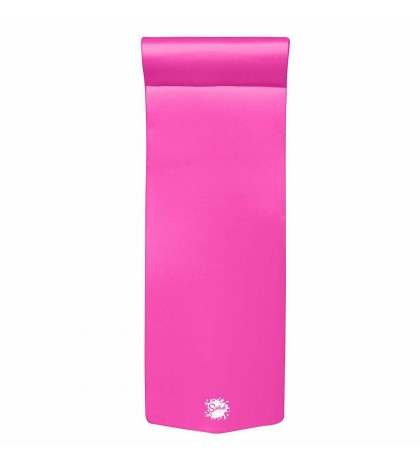 TRC Recreation PVC Pool Storage Drying Rack w/ 70 Inch Lounger Pool Float Pink