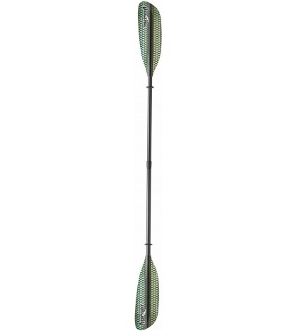 Graphic Fiberglass Multi Functional Kayak Paddle (Green Scale Design)