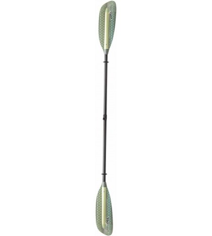 Graphic Fiberglass Multi Functional Kayak Paddle (Green Scale Design)