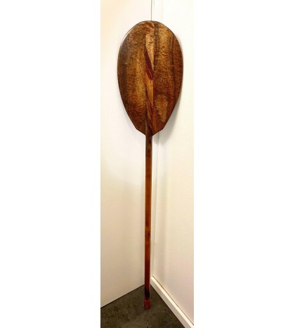 Curly Koa Burl Paddle - Hawaiian Outrigger Canoe Paddling