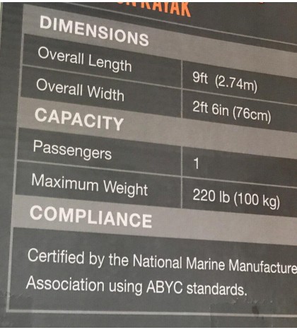 Intex Challenger K1 Inflatable Kayak with Oar & Hand Pump